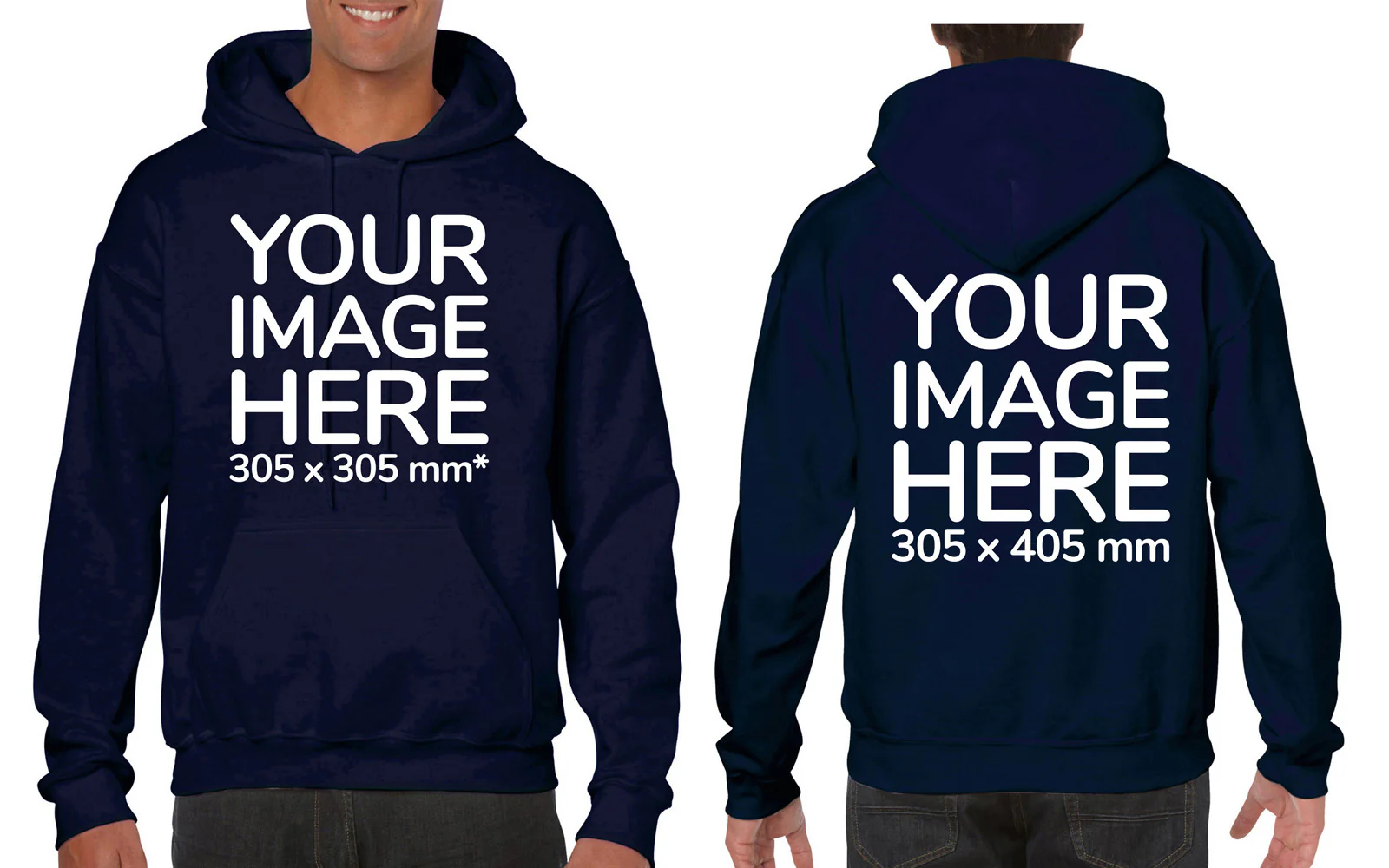 Adult Hoodie - Front and Back - Image 4