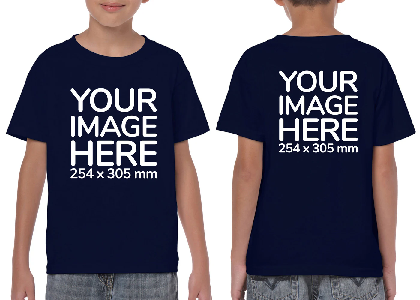 Children's T-Shirt - Front & Back - Image 10