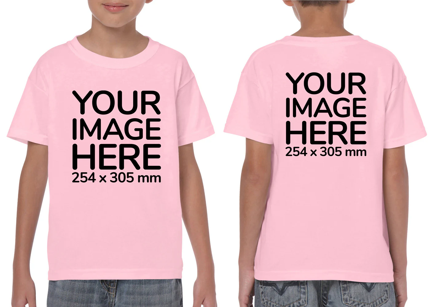 Children's T-Shirt - Front & Back - Image 8