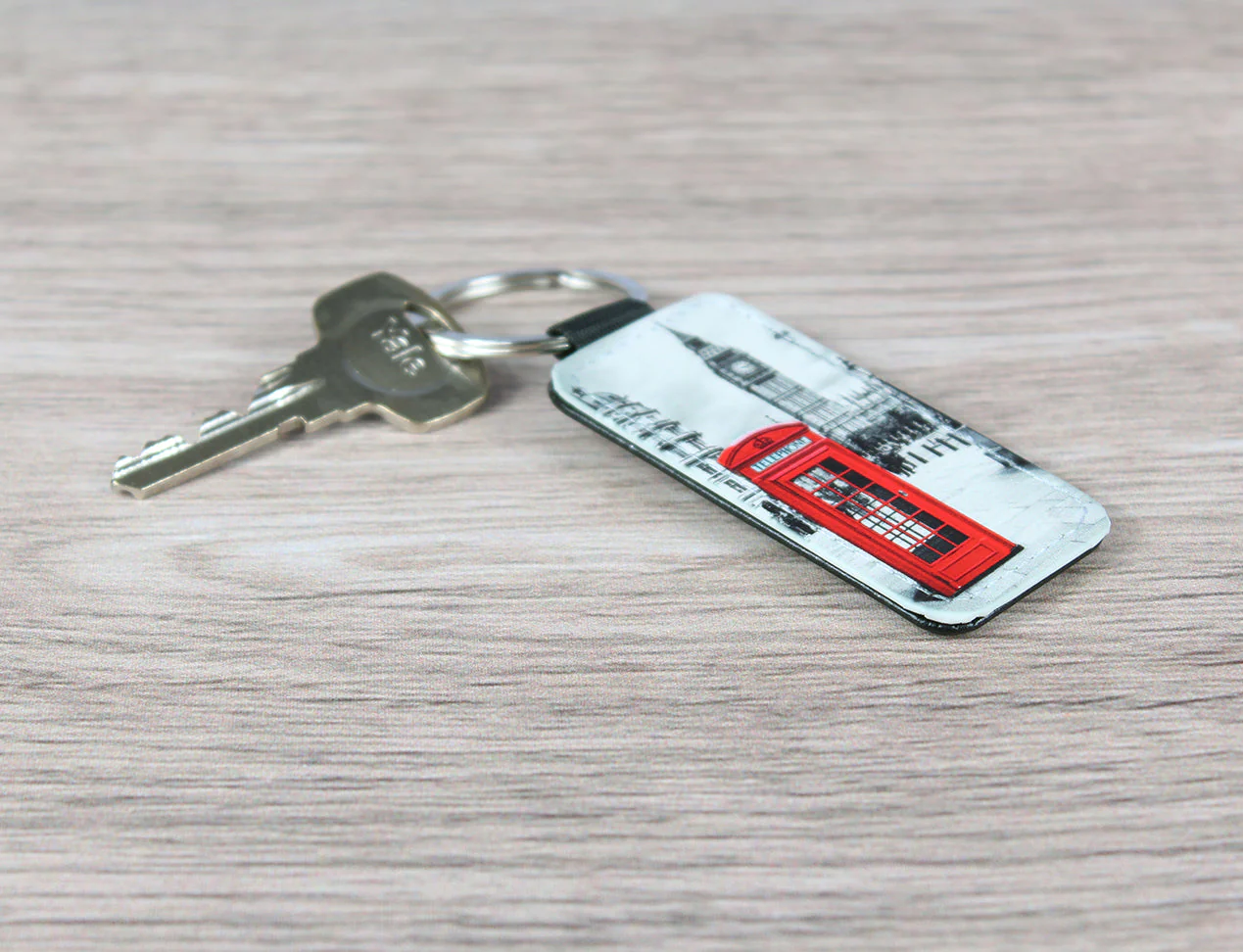 Leather-Look Keyring