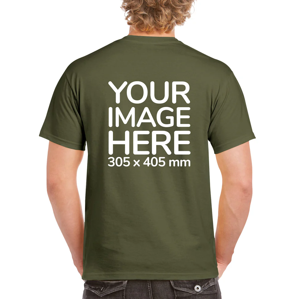 Men's T-Shirt - Back Only - Image 16