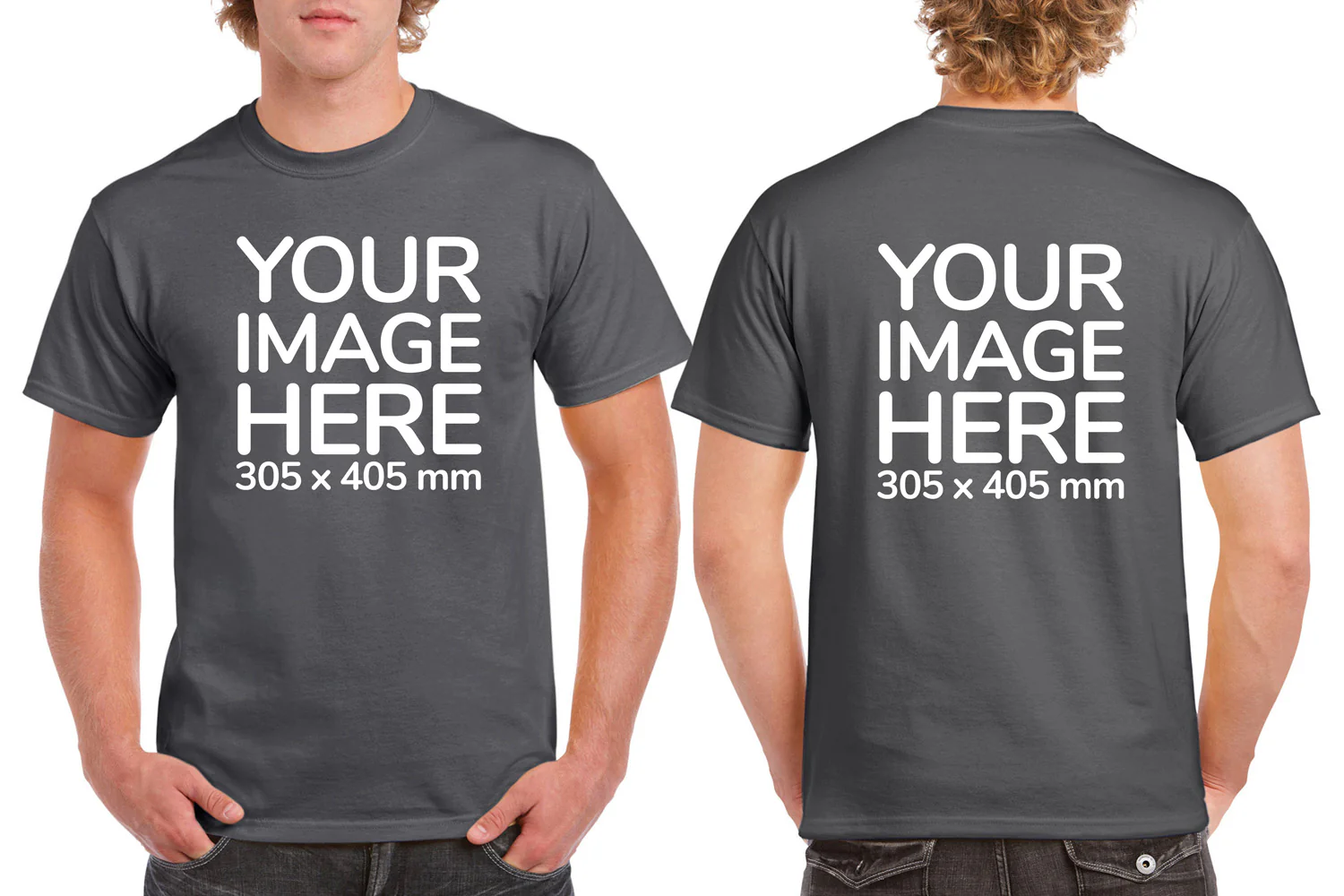 Men's T-Shirt - Front & Back - Image 5