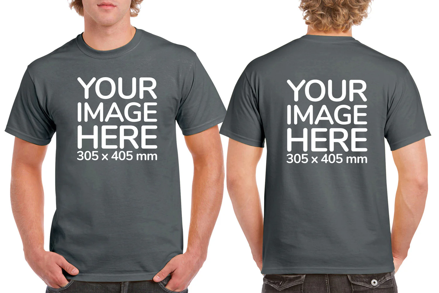 Men's T-Shirt - Front & Back - Image 6