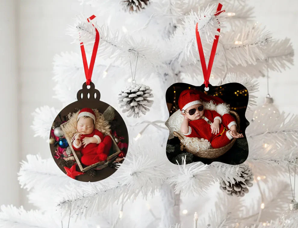 Personalised Christmas Decoration - Metal