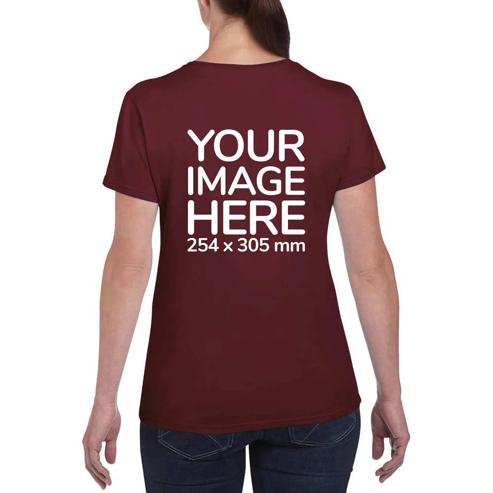 Women's T-Shirt - Back Only - Image 4