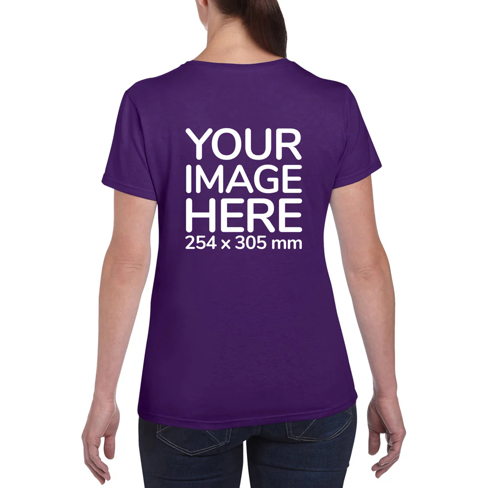 Women's T-Shirt - Back Only - Image 7